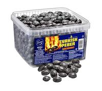 Fazer Tyrkisk Peber Original 2.2 KG Tub - Salty Liquorice Hard Candy - Scandinavian Sweets