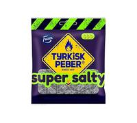 Fazer Tyrkisk Peber Super Salty Salty Liquorice 1 Pack × 80g