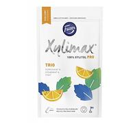 Fazer Xylimax Trio Pro - Peppermint - Spearmint - Fruit - 100% Xylitol - Chewing Gum - Bubble Gum - Bag 130g