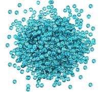 FAZHBARY Turquoise Blue Sequins Bulk 6 mm Small Loose Cupped Sequin Spangles for Sewing Craft DIY Embroidery Applique Holiday Ornaments