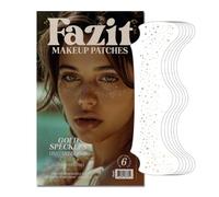 Fazit Makeup Patches - Gold - Glitter Speckles for Face - Luminous Makeup Patches - Face Glitter Speckles Patches - Cute Glitter Makeup Accessories for Women - Cosmetic Glitter for
