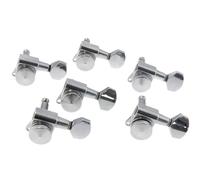 Fazley 10546 6-in-Line Locking Guitar Machine Heads (Chrome)
