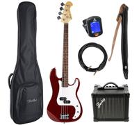 Fazley Classic Series FPB118 Dakota Red bass guitar starter kit