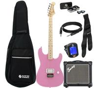 Fazley Custom Series Hot Rod V2 FTD182 Shell Pink electric guitar starter kit