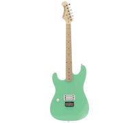 Fazley Custom Series Hot Rod V2 FTD182 Surf Green LH Left-Handed Electric Guitar with Fixed Bridge