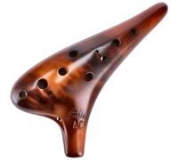 Fazley Deluxe Ocarina 11CAC12YA Yellow Amber 12-Hole Alto Ocarina in C Major