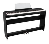 Fazley DP-250-BK + ST1 Digital Piano and Stand (Black)
