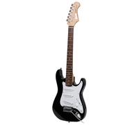 Fazley FST034BK 3/4-Size Electric Guitar (Black)
