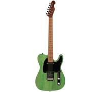 Fazley Outlaw Series Coyote Plus SS Green Electric Guitar with Gig Bag