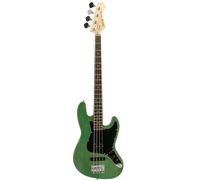 Fazley Outlaw Series Judge Basic Green Electric Bass Guitar with Gig Bag