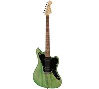 Fazley Outlaw Series Maverick Basic HH Green Electric Guitar with Gig Bag