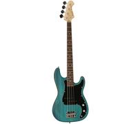 Fazley Outlaw Series Peacemaker Basic Blue Electric Bass Guitar with Gig Bag