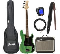 Fazley Outlaw Series Peacemaker Basic Green bass guitar starter kit