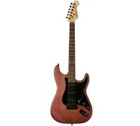 Fazley Outlaw Series Sheriff Basic SSS Brown Electric Guitar with Gig Bag
