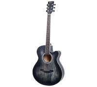 Fazley W55-COL-BK ColourTune Acoustic Guitar (Black)