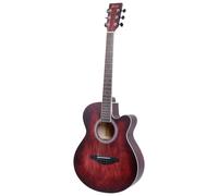 Fazley W55-COL-R ColourTune Acoustic Guitar (Red)