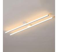 FAZRPIP 48cm/58cm/78cm LED Ceiling Light Modern Acrylic Linear LED Ceiling Lamp 30W/38W/50W Long Strip Close-to-Ceiling Lights For Living Room Bedroom Hallway Kitchen