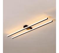 FAZRPIP 48cm/58cm/78cm LED Ceiling Light Modern Acrylic Linear LED Ceiling Lamp 30W/38W/50W Long Strip Close-to-Ceiling Lights For Living Room Bedroom Hallway Kitchen