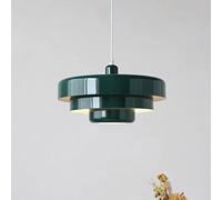 FAZRPIP Aluminum Single Head Hanging Lamp Retro Metal Pendant Light Fixture In Orange/Green Modern Farmhouse Cage Chandelier For Kitchen Bedroom Dinning