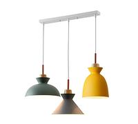 FAZRPIP Colored Iron Pendant Light For Living Room Bar Counter Lighting Nordic Minimalist Dining Room Chandelier For Decoration Macron Hanging Lamp Above The Dining Table