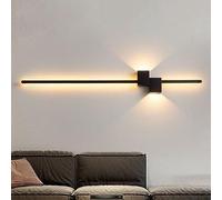 FAZRPIP Indoor LED Wall Lamp For Bedroom Living Room Interior LED Wall Lights Up And Down LED Wall Sconce For Bedroom Stairs Home Decor Black Wall Mounted Lamp