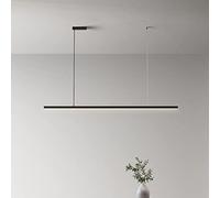 FAZRPIP Modern LED Pendant Lighting For Dining Room & Kitchen Island Dimmable Pendant Light Contemporary Adjustable Ceiling Fixture Linear Ceiling Light Over Kitchen Island Lighting
