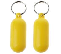 Fazvncv 2 Pieces Floating Keychain Pills-Shape Float Rings for Boat Sailings Kayak Surfing Water Sports Floating Chain