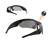 Fazvncv 720P 1080P Registering Sports Glasses Developed for All Face Designs Highlighting Against Frown Security and Wide Corner View ABS Sports Glasses