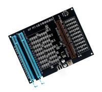 Fazvncv AGP PCIE Graphics Card Tester with LED Indicators for Quick Fault Detections and Diagnosis Video Card Error Transducer