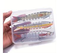 Fazvncv Artificial Baits Fishing Lures Slow Sinking Swimbait Motion Fishing for Various Water Conditions Light Weight Artificial