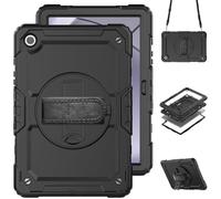 Fazvncv Clear Flexible Case with Rotating Stand and Pen Holder for Tablet Device 11 Inch Tablet Additionally Hard Shell