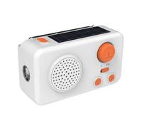 Fazvncv Exigency Solar Radio with Hand Cranked Generator with Rechargeable Battery Hand Outdoor Portable Radio