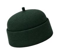 Fazvncv Fez Hat with Centered Top Detail and Pressed | Wool Felt Body, Wide Upturned Base, Substantial Feel and Warmth During Wear for Themed Parties and Photography
