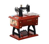 Fazvncv Hand Crank Sewing Machine Shape Music Box Wind Up Clockwork Mechanism Musical Box Ornament Birthday Wind Up Clockwork Mechanism Musical