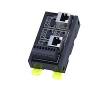 Fazvncv Industrial Wiring RJ45 to 8 Pin Adapter with DIN Mount, 2 ports | Installation and Pluggable Terminal Block for Panel Service Paths