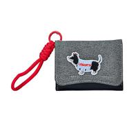 Fazvncv Lovely Wallet Korean Styles Short Purse Card Case PU Leather Coin Cartoon Sausage Dog with Holder Pu Leather Change Small Korean Styles with Holder