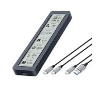 Fazvncv NVME HDDs Enclosure With Smartests Display Real Time Toolless Installation Two USB Cables 10Gbps Speed
