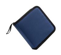 Fazvncv Oxford Cloth 40-Tablet CDs Capacity Auto Disc Holder Water Resistant and Wear Resistant for Quickly Access During Drive Music Disc Protector