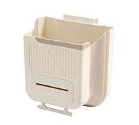 Fazvncv Space Saving Foldable Waste Basket Wall Mounted Kitchen Trash Can Deeply Square Garbage Bin Open Design for Quick Use Garbage Can