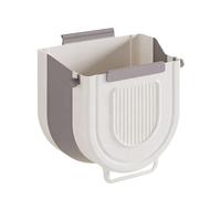 Fazvncv Space Saving Foldable Waste Basket Wall Mounted Kitchen Trash Can Deeply Square Garbage Bin Open Design for Quick Use Garbage Can