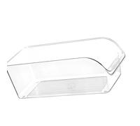 Fazvncv Sturdy PET Refrigerator Organizers with Pull Out Drawer to Maximize Space and Keep Contents Visible Storage Bins Clear Fridge Organizers