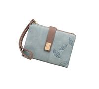 Fazvncv Women Wallet Wristlet Bifold Wallets PU Leather Purse Thin Short Small Bifold Cash Card Holder Bag Compact Ladies Purse Money Bag