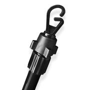 FB FunkyBuys® 1 x 2.4M Adjustable Washing Line Pole - Heavy Duty Washing Line Prop -Best Clothes Line Prop to Dry Clothes Naturally - Extendable Home Garden Washing Line Prop