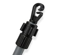 FB FunkyBuys 2.6M Adjustable Washing Line Pole - Heavy Duty Washing Line Prop -Best Clothes Line Prop to Dry Clothes Naturally - Clothes Lines for Outside (1, 2.6M)