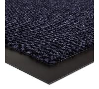 FB FunkyBuys® BARRIER MAT LARGE ANTHRACITE DOOR MAT RUBBER BACKED MEDIUM CHARCOAL RUNNER BARRIER MATS RUG PVC EDGED HEAVY DUTY KITCHEN MAT (80 x 120 cm)