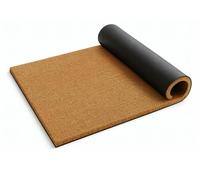 FB FunkyBuys Coir Door Mat - 100% Natural Non-Slip Doormat - Heavy Duty Dirt Trapper Floor Mat - Tough Bristle Coir Matting for Home, Office Entrance (Brown,40 x 70 cm)