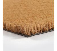 FB FunkyBuys Coir Door Mat - 100% Natural Non-Slip Doormat - Heavy Duty Dirt Trapper Floor Mat - Tough Bristle Coir Matting for Home, Office Entrance