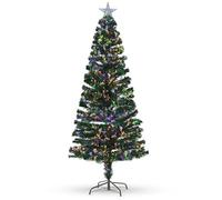 FB FunkyBuys Fibre Optic Christmas Tree - Xmas Trees - Multicolour Pop Up Christmas Tree for Indoor and Outdoor Holiday Décor - Christmas Decorations (5FT)