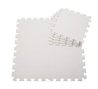 FB FunkyBuys® Kids Floor Mat 20pc Exercise Mat Solid Foam EVA Playmat Kids (White, 30 Piece)