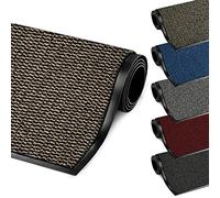 FB FunkyBuys® LARGE SMALL KITCHEN HEAVY DUTY BARRIER MAT NON SLIP RUBBER BACK DOOR HALL RUGS AND VARIOUS SIZES (60x80 cm, Rust/Black)